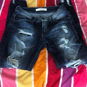 Destructed Kancan ankle skinny